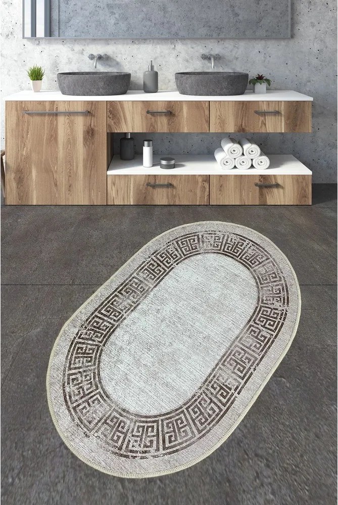 Világosbarna fürdőszobai kilépő 70x120 cm Arturo – Foutastic