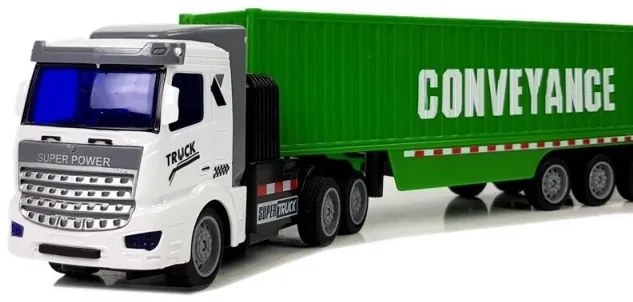 Conveyance Távirányítós Zöld Kamion Teherautó