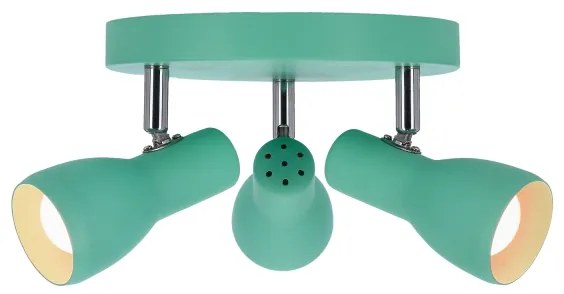 Spotlámpa PICARDO 3xE14/40W/230V türkiz