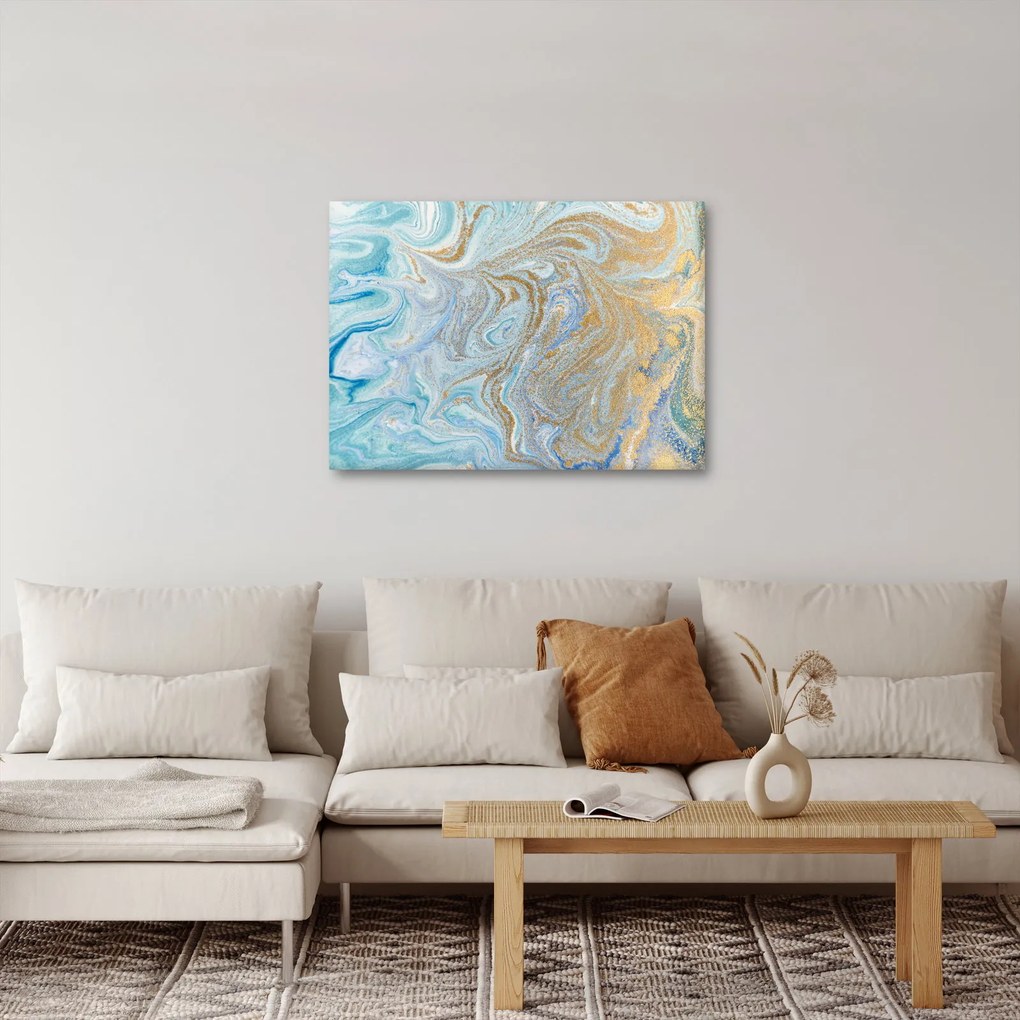 Kép - Kék márvány (70x50 cm)