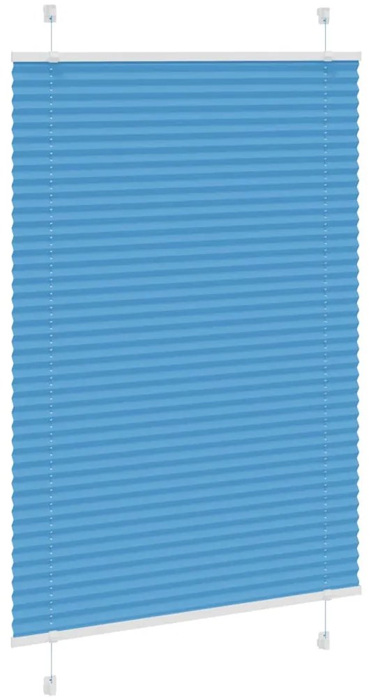 pliszírozott redőny kék 95x100 cm szövetszélesség 94,4 cm