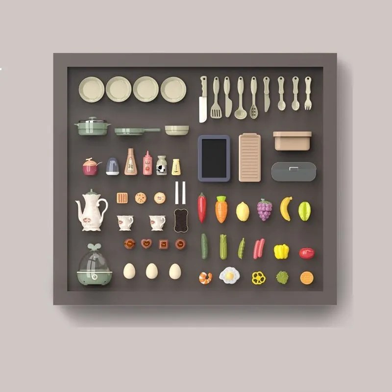 PROCART Gyerekkonyha, 65 db, hideg gőz, fények, hangeffektek, vízkör, zenepanel, 93,5x71x28,5 cm