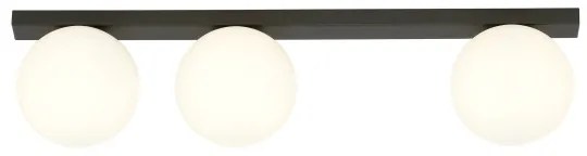 Mennyezeti lámpa FIT 3xE14/10W/230V fekete/fehér