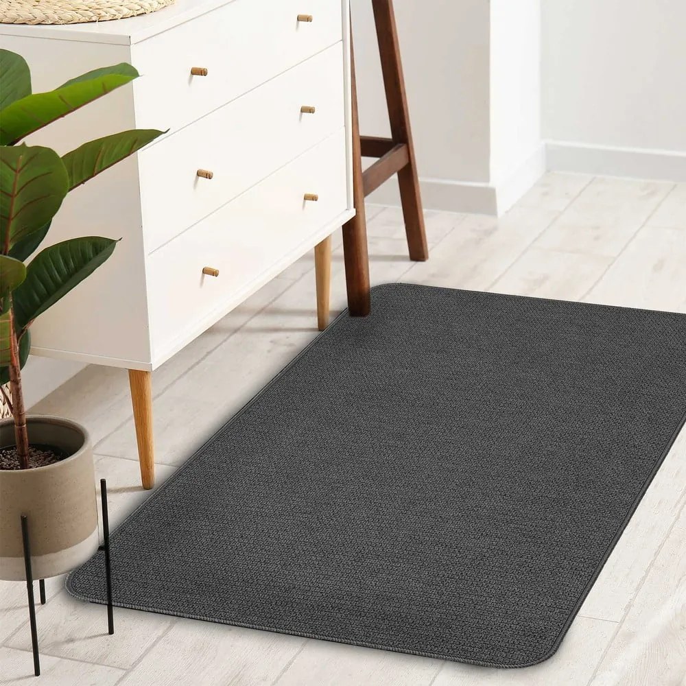 Sötétszürke szőnyeg 45x75 cm Simeo – douceur d'intérieur