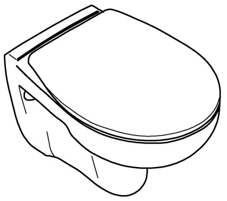 GROHE 39351000 - Fali WC BAU CERAMIC 53,1 × 36,8 × 36,3 cm kerámia/fehér