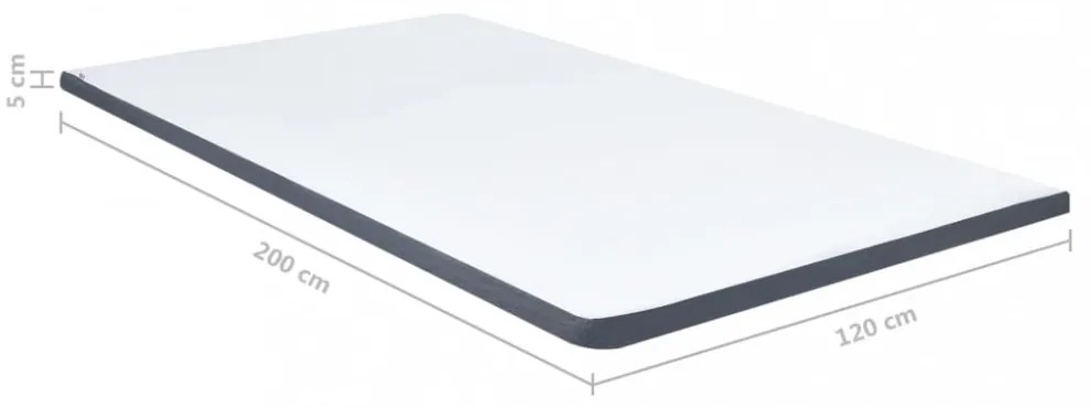 dobozrugós ágymatracfedő 200 x 120 x 5 cm