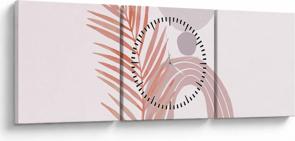 Kép - Lila minimalizmus N⁰1 (órával) (90x30 cm)