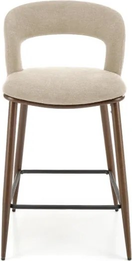 H-114 bárszék bézs/dió