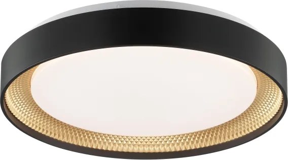 Brilliant - LED dimmelhető mennyezeti lámpatest WALDO LED/24W/230V fekete/arany + távirányító