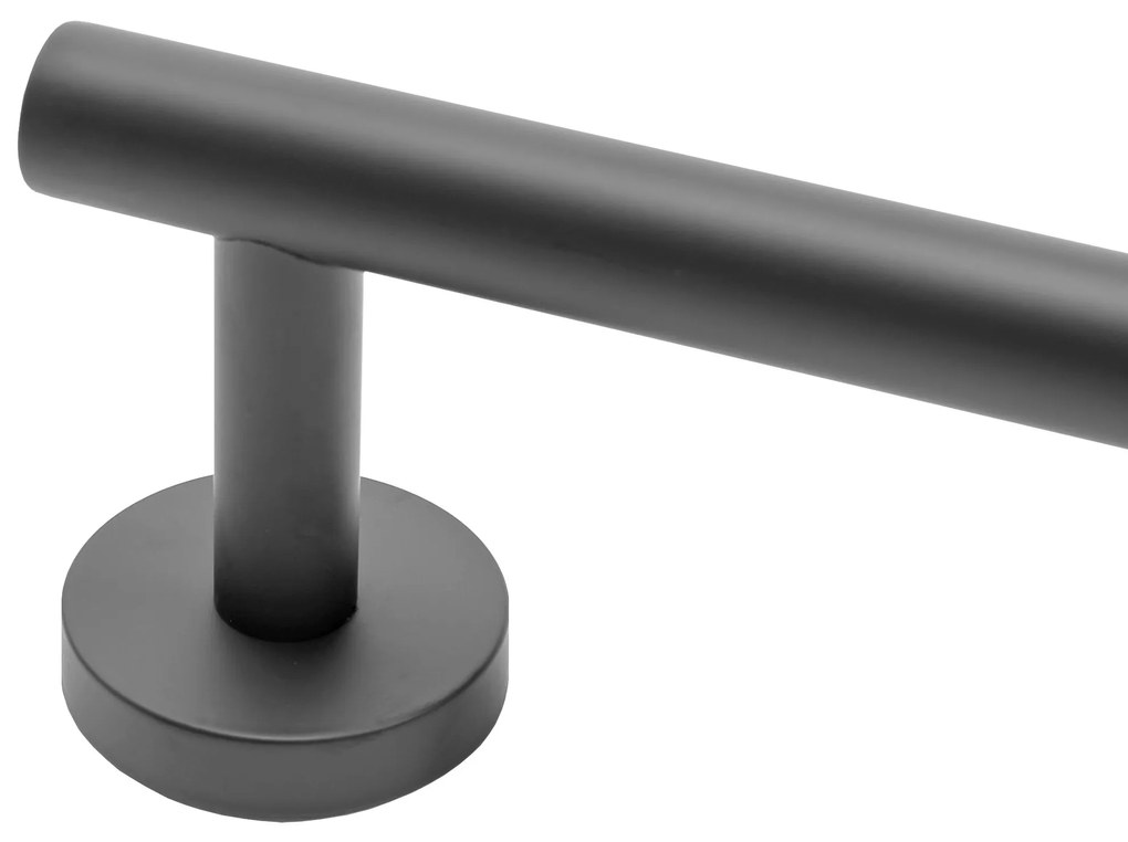 Fürdőszoba fogas Gun Black 322232A