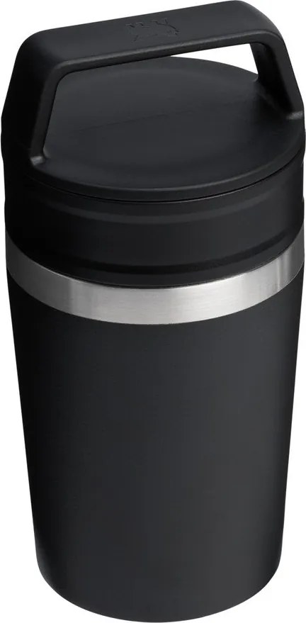 Fekete rozsdamentes acél termobögre 230 ml Café-To-Go Travel Mug Black 2.0 – Stanley