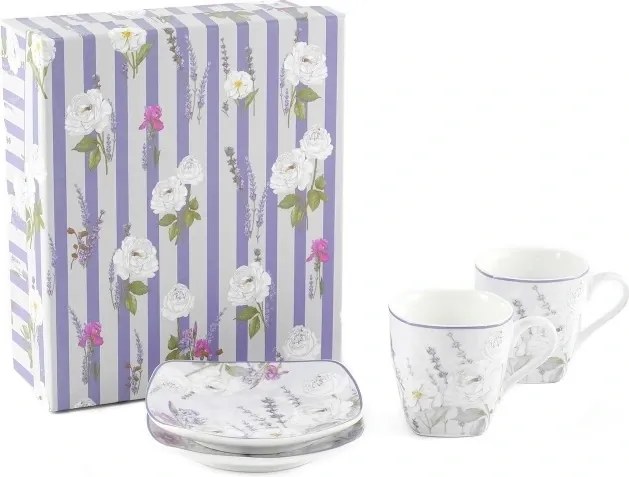 Eszpresszó csésze készlet 2x 65 ml, Levendula