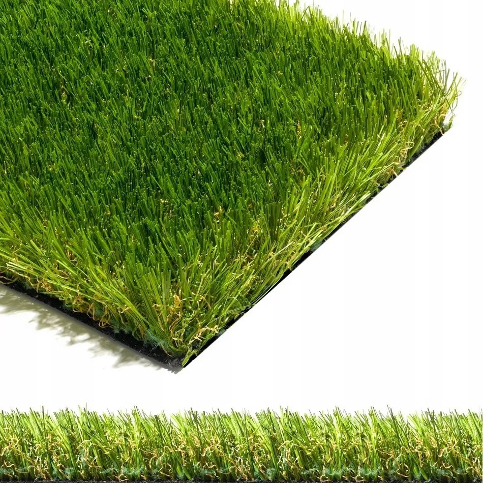 Szőnyeg Műfű Mileno 47mm 3m Zöld Sűrű Gyep Kert