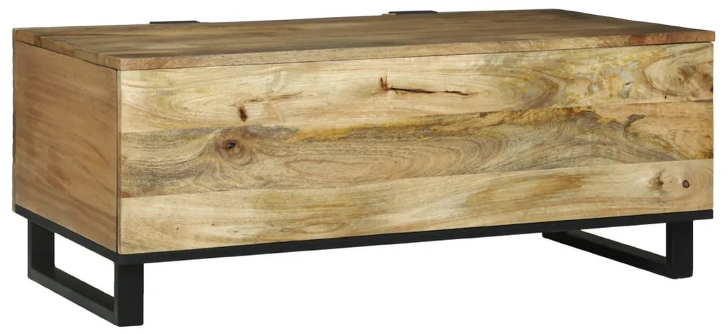 Dohányzóasztal 100x54x40 cm - Tömör mangófából
