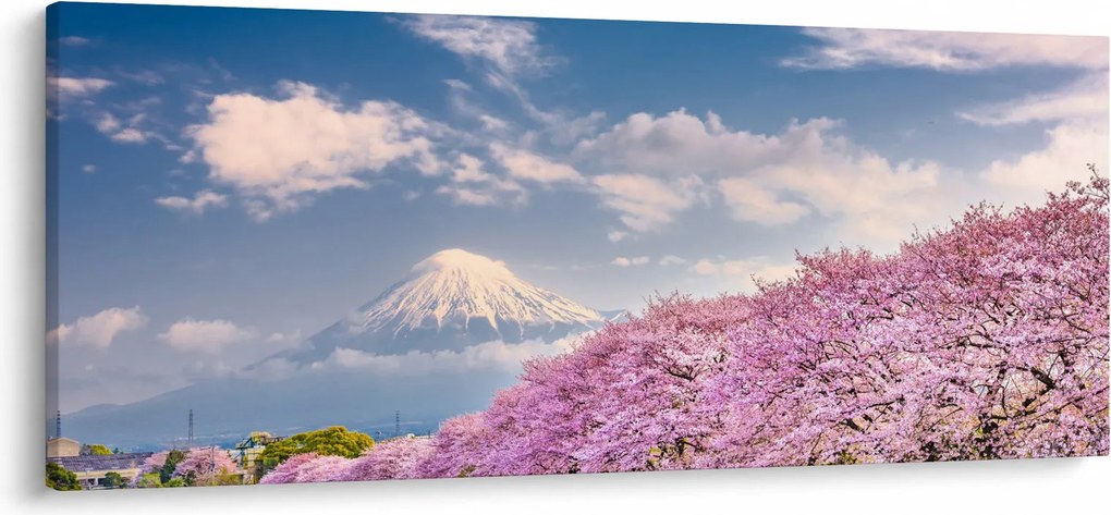 Kép - Japán tavaszi táj (120x50 cm)