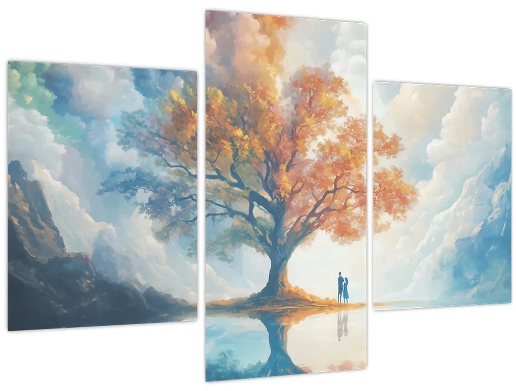 Kép – Az élet és szerelem fája (90x60 cm)