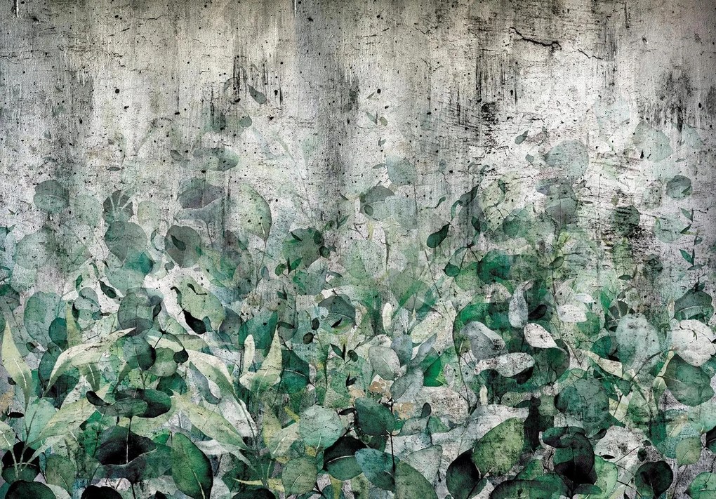 Fotótapéta 3D hatás Levelek pálma virágok 312 x 219