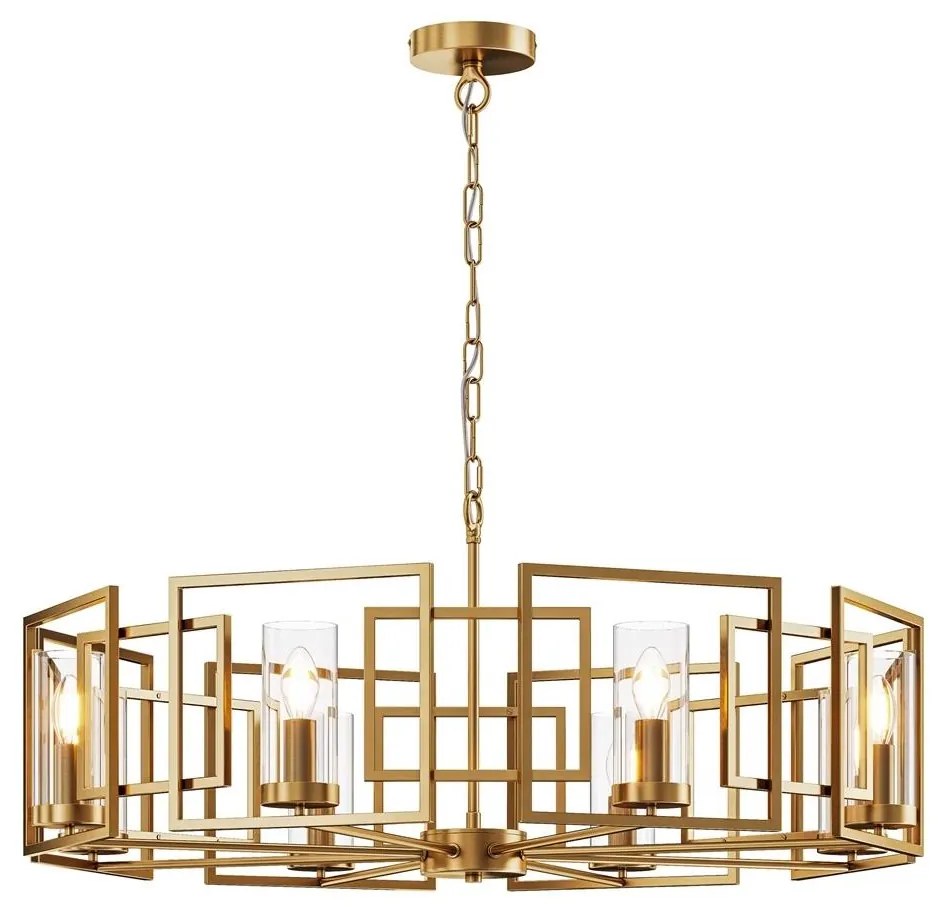 Maytoni H009PL-08G - Csillár láncon BOWI 8xE14/40W/230V