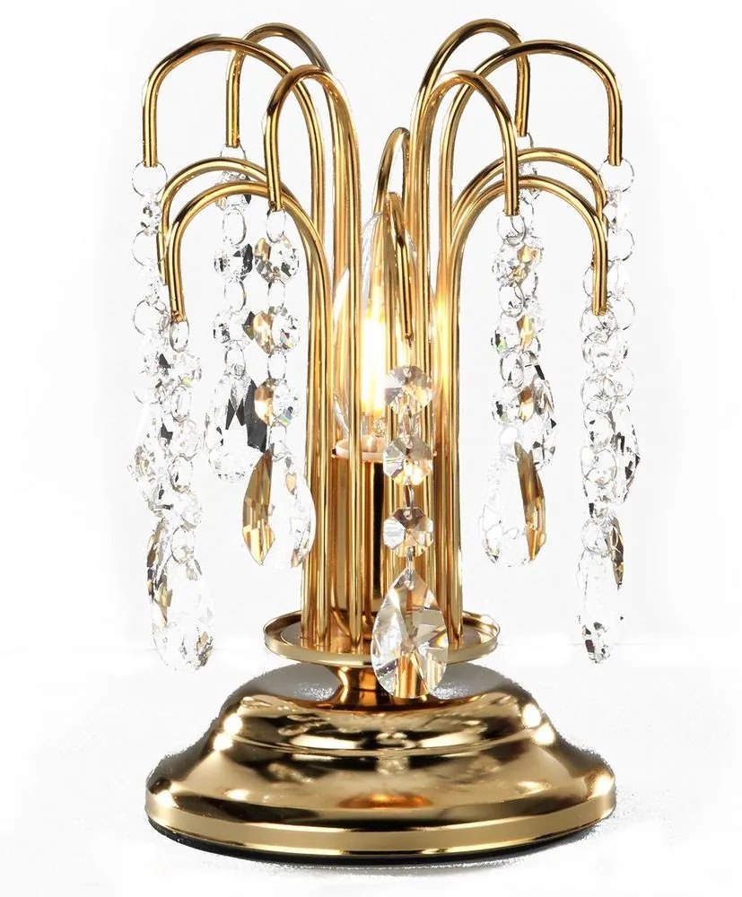 ONLI - Asztali lámpa PIOGGIA 1xE14/6W/230V arany