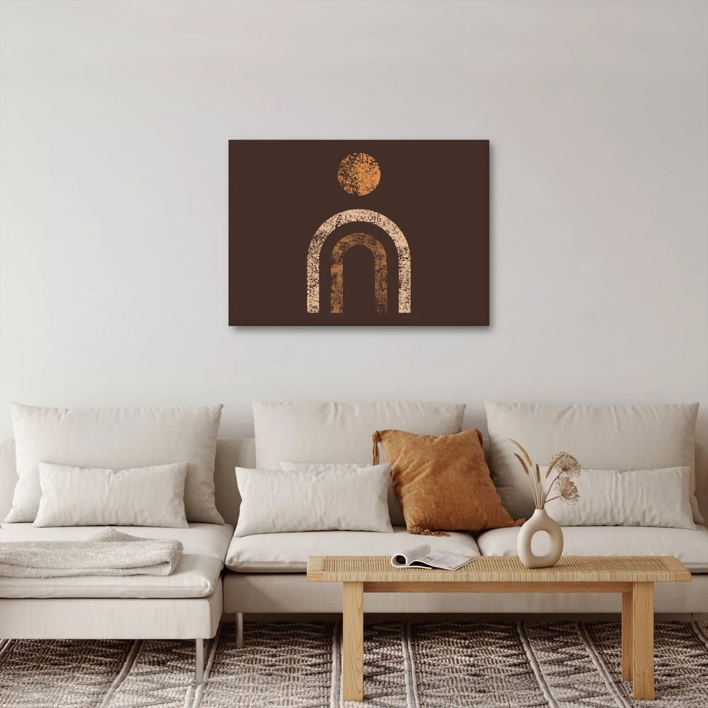 Kép - Narancssárga ívek N⁰1 (70x50 cm)