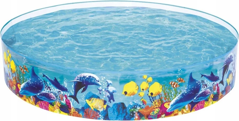 Gyerek úszómedence Tengeri Odüsszeia Bestway 244x46cm