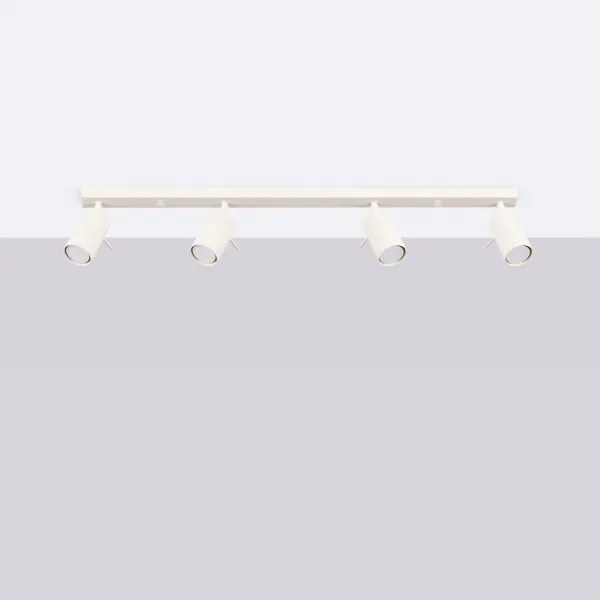 Sollux SL.1498 - Spotlámpa RING 4xGU10/10W/230V krémes