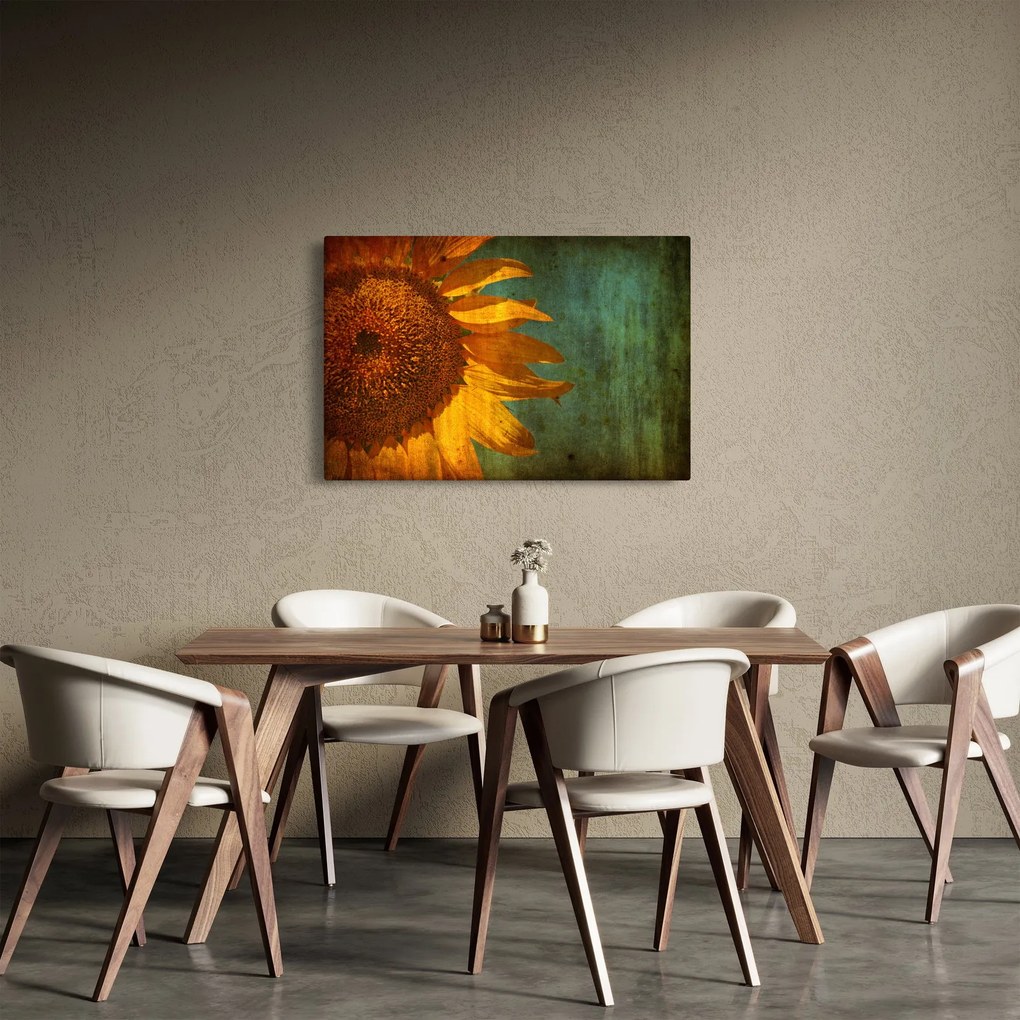 Kép - napraforgó (90x60 cm)