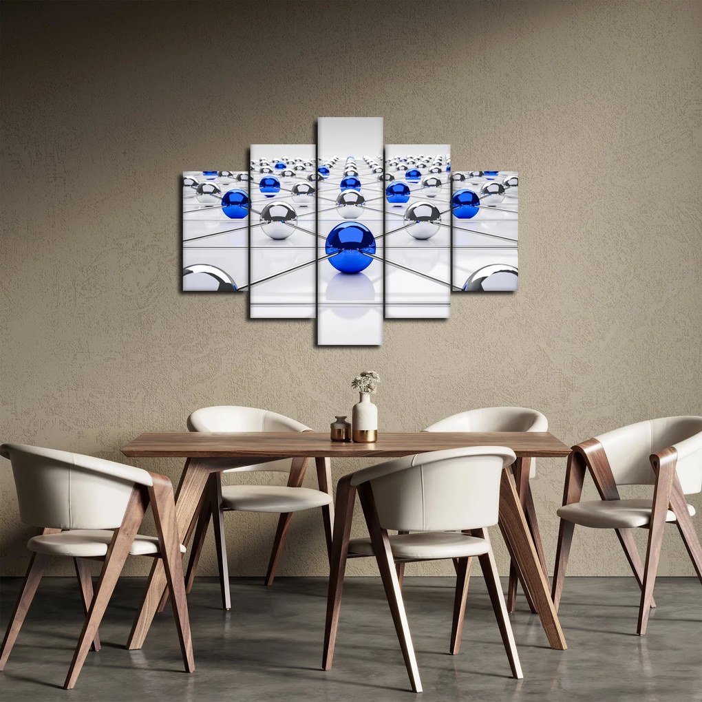 Összekapcsolt gömbök képe (150x105 cm)