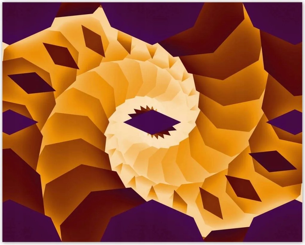 Poszterek 50x40 Forgó geometria