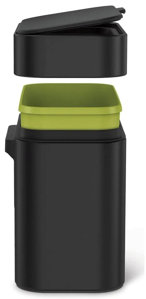 Matt fekete komposztálható hulladék gyűjtő 4 l – simplehuman