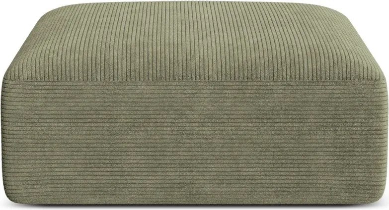 Zöld kordbársony lábtartó Campi – Cosmopolitan Design