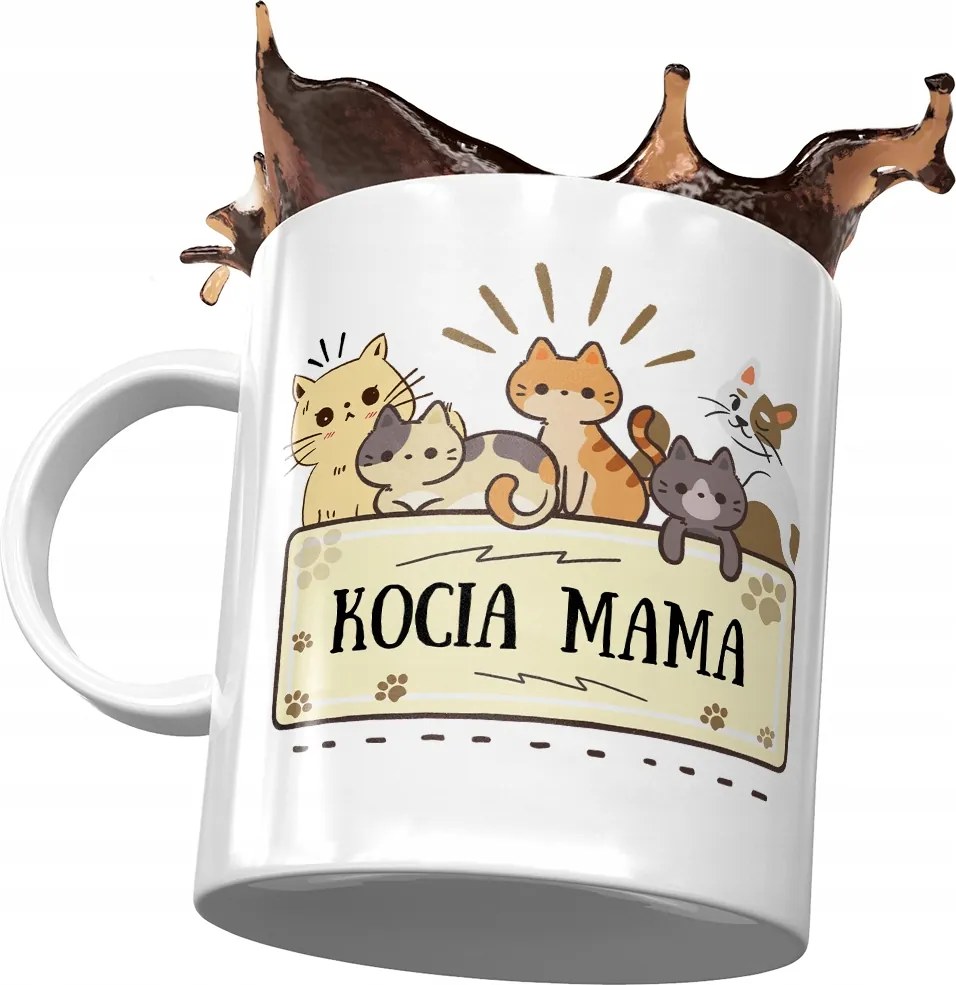 Cica Bögre Cuki Ajándék Nyomtatott Fotóval