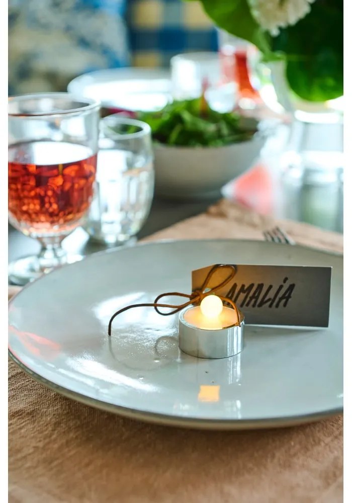 Szürke fénydekoráció készlet 2 db-os Amalia – Sirius