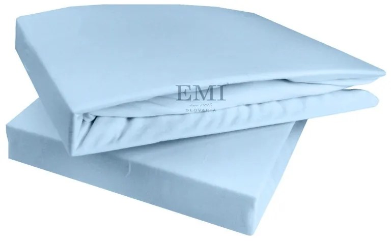 EMI kék szupersztreccs lepedő, 90x200-as lap