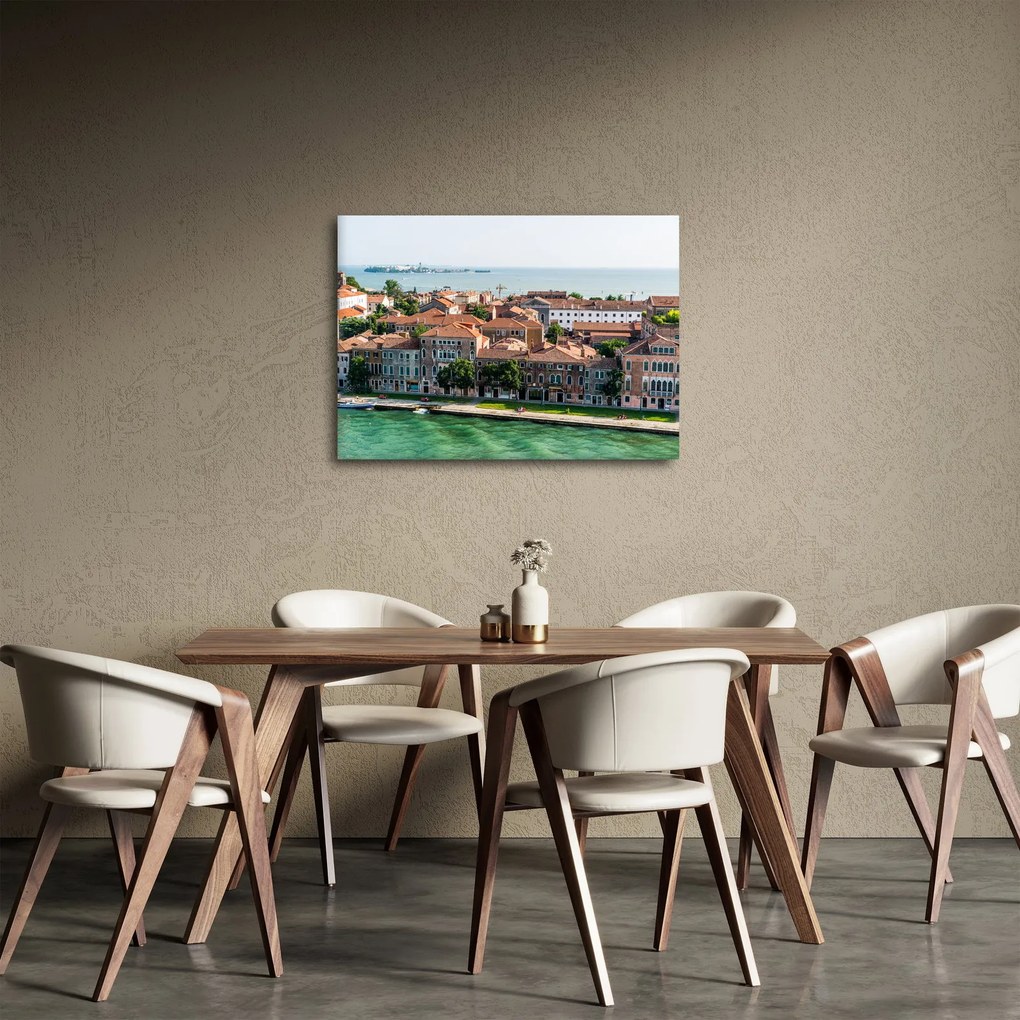 Kép - Légi felvétel a városra (70x50 cm)