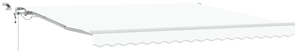 Automatikus hajtogatható napellenző LED világítással 400x350 cm