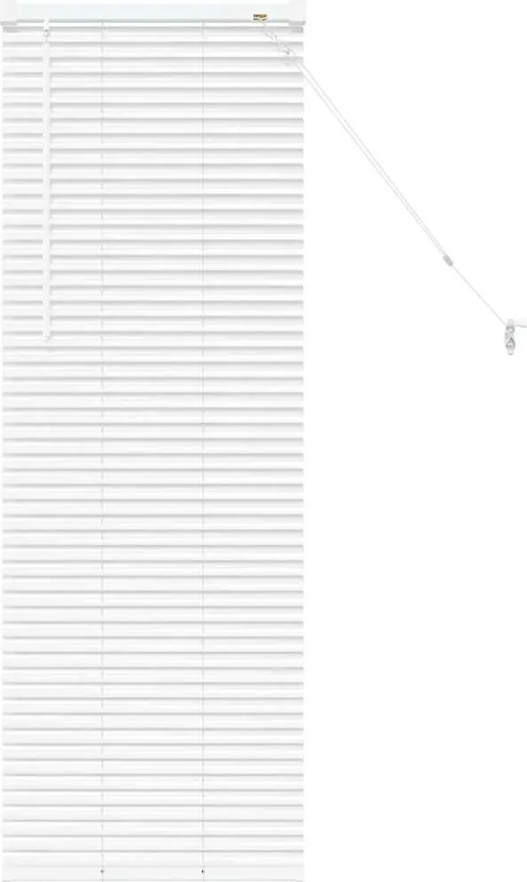 vidaXL Zsalugáter Redőnyök Fehér 130 x 40 cm Alumínium