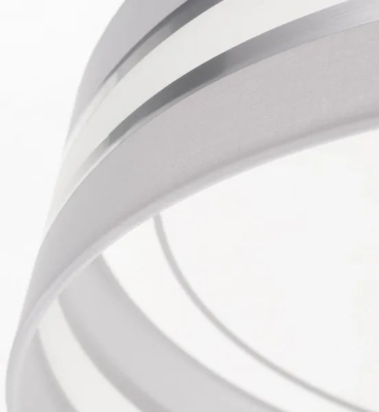 LED Dimmelhető mennyezeti lámpa SMART CORAL LED/24W/230V fehér/ezüst + távirányító