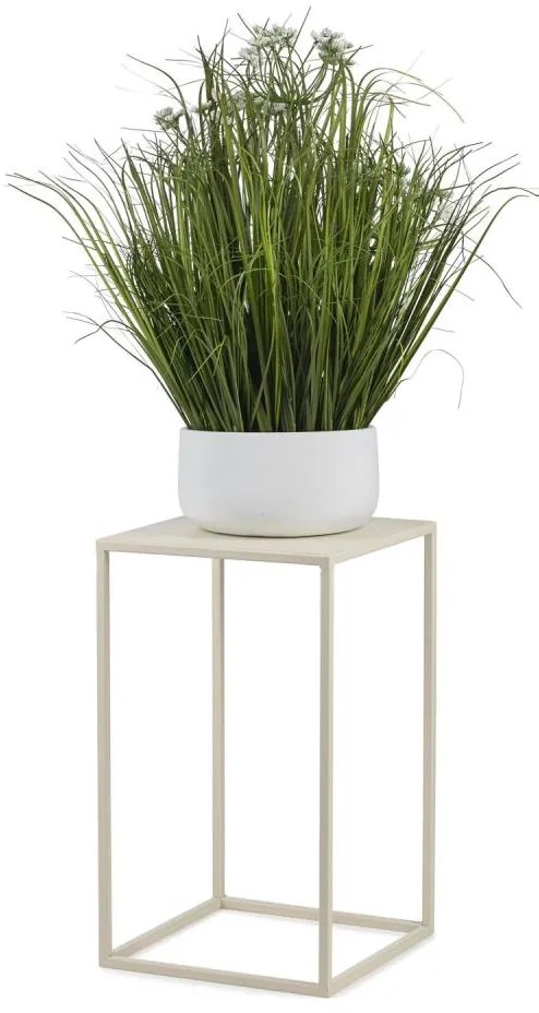 Virágállvány 40x24 cm krémes