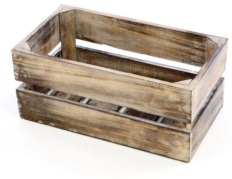 DIVERO Kerti fa tároló doboz Vintage 42 x 23 cm
