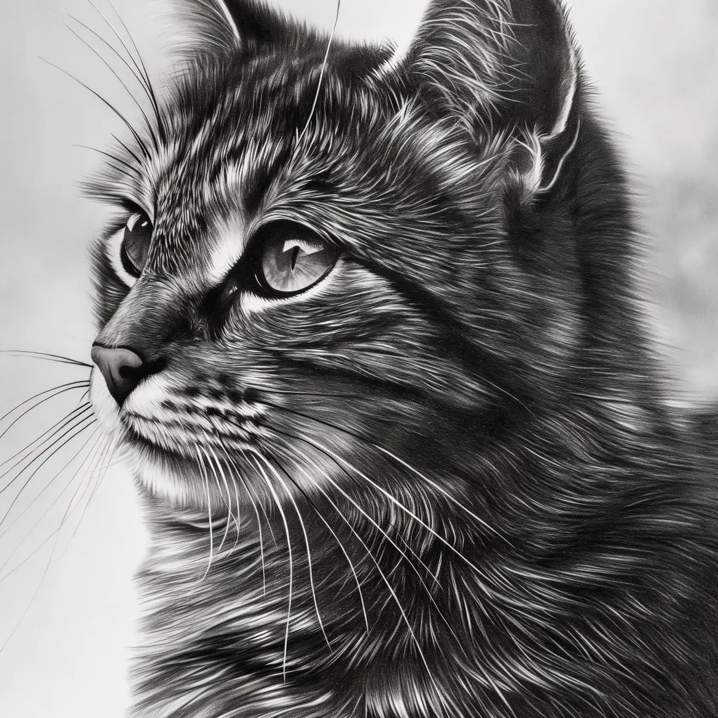 Poszter 50x50cm Macskalátás