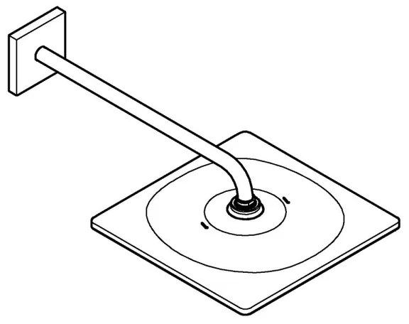 GROHE 26564000 - RAINSHOWER MONO 310 CUBE fejzuhany szett, 422 mm, króm
