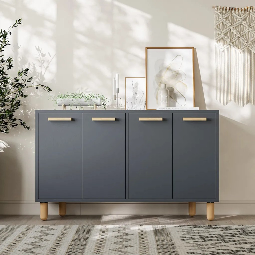 Venedik komód, antracit, 120 cm