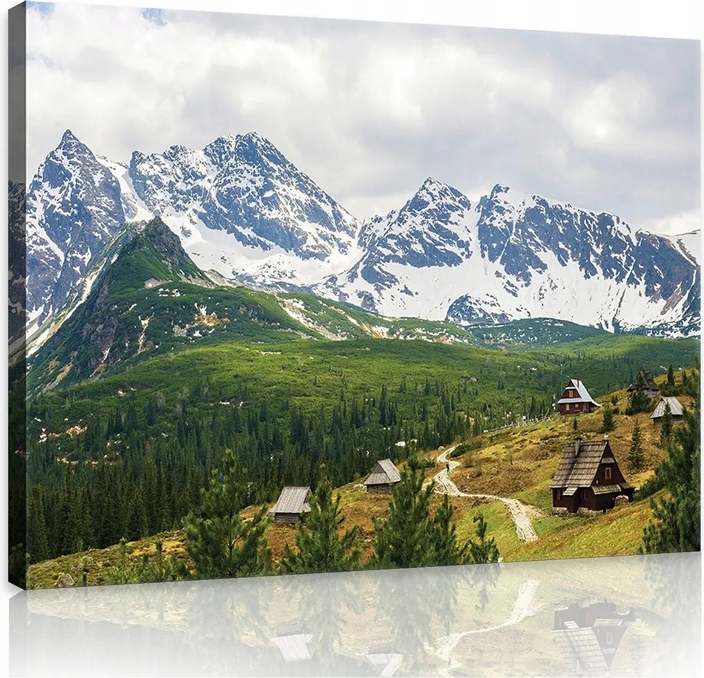 Vászonkép falikép képek hegyek csúcsok 100x75