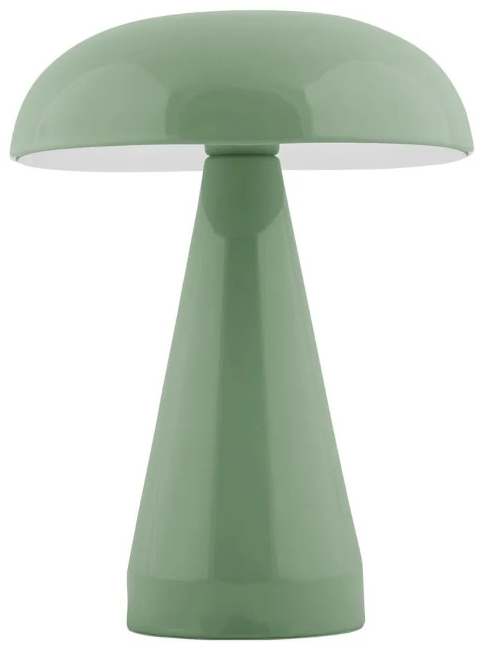 Zöld LED dimmelhető asztali lámpa fém búrával (magasság 20,5 cm) Rachel – Leitmotiv