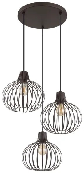 Globo 33379311 - Zsinóros függőlámpa MATEO 3xE27/40W/230V