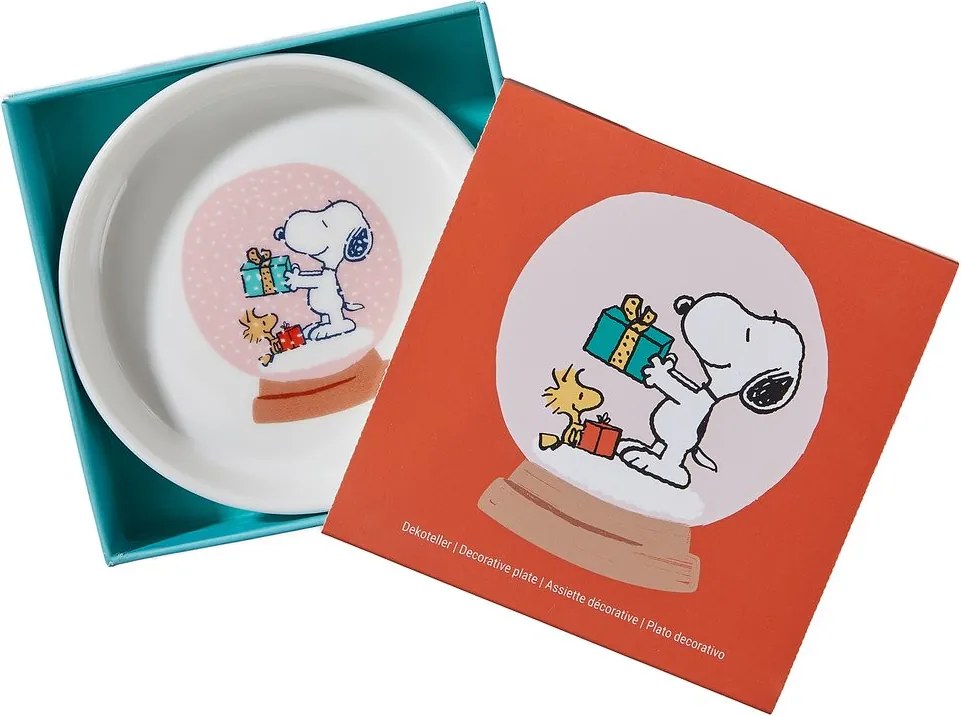 PEANUTS kerek tálka Ø 10,3 cm , Snoopy és Woodstock