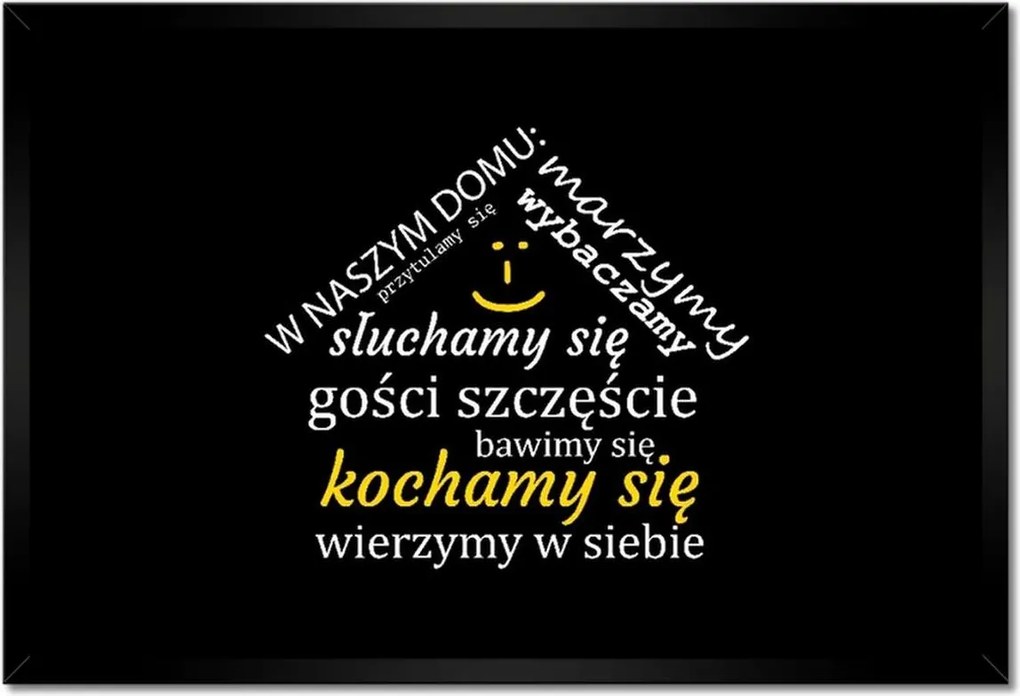 Poszterek keretben 60x40 Ebben a házban