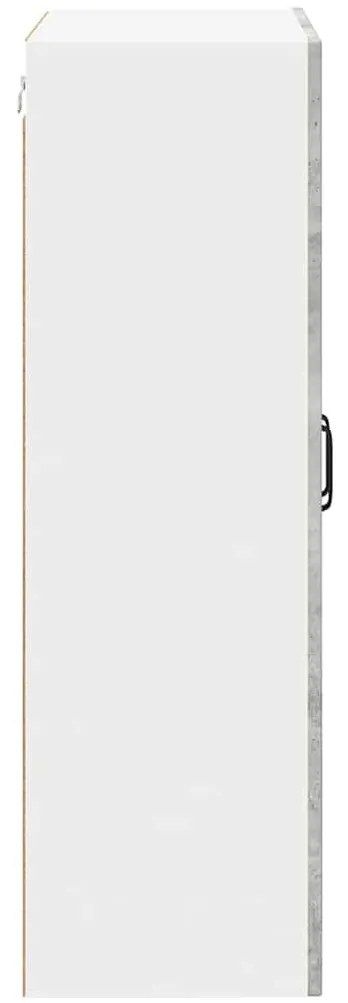 Fali konyhaszekrény Beton Szürke 60 x 31 x 100 cm Faanyag