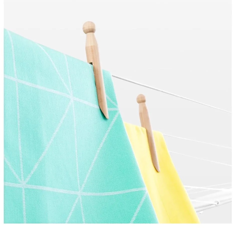 Ezüstszínű kerti ruhaszárító 60 m Lift-o-Matic Advance – Brabantia